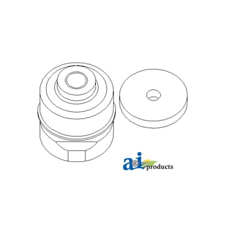 A & I Products Cab Mount Kit 3" x4" x8" A-1286905C2